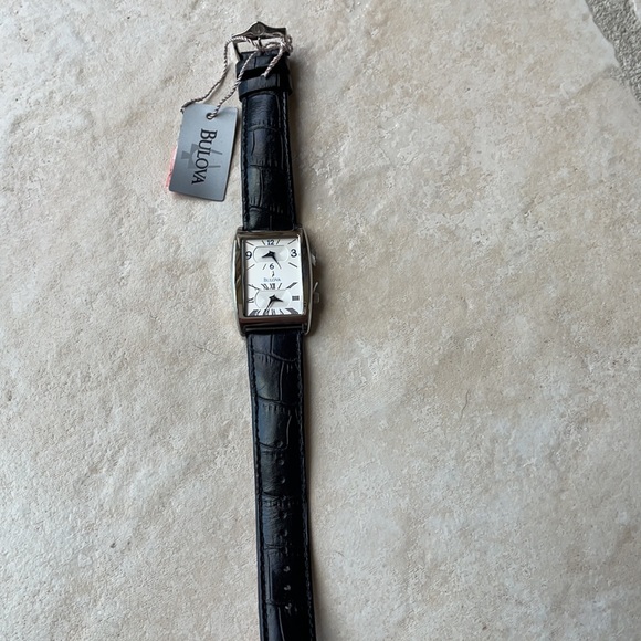 New Bulova lady battery leather band DT - Picture 2 of 5
